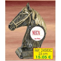 Trophée resine ref 24583 23 cm